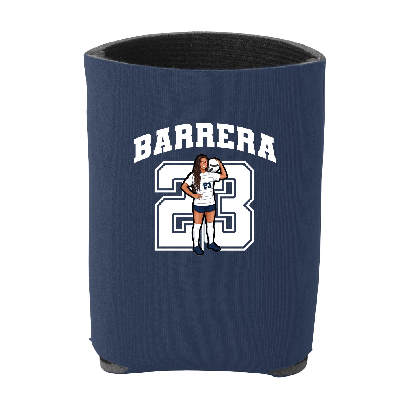 Can Holder — Number in Navy