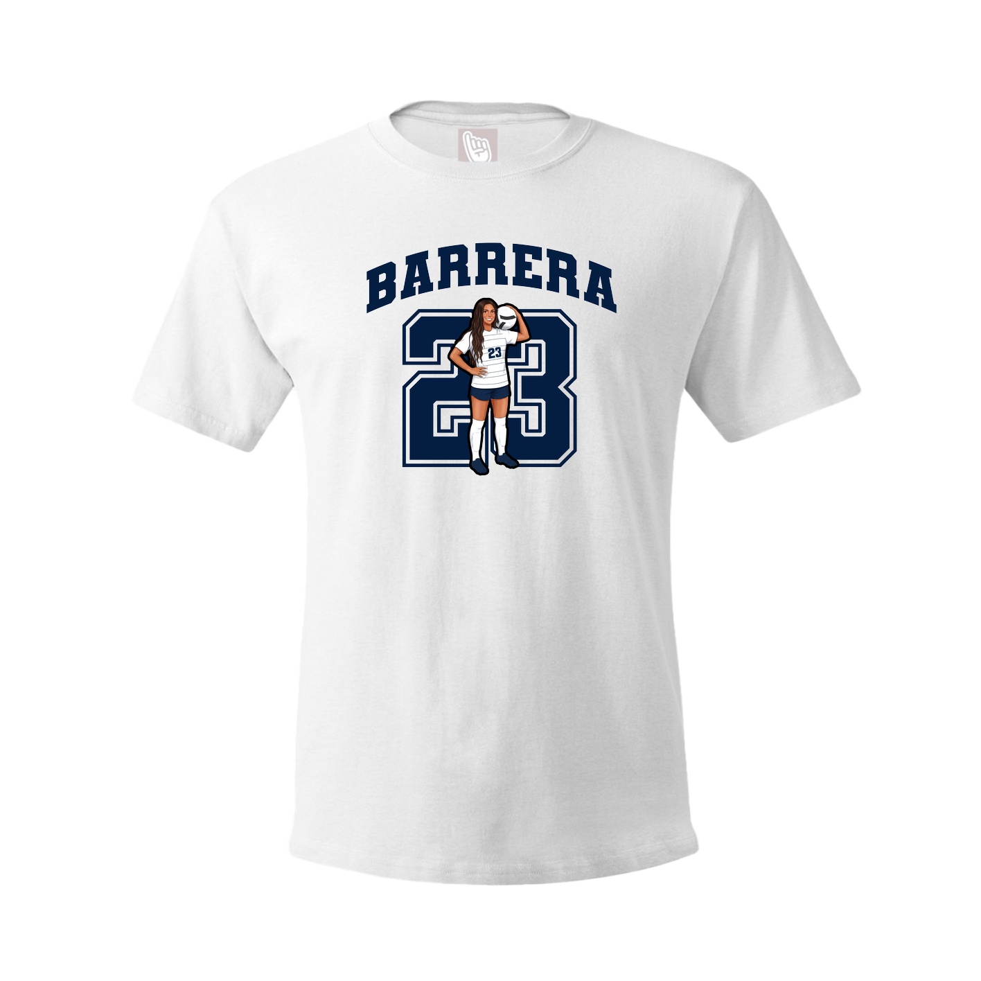 Tee — Number in White