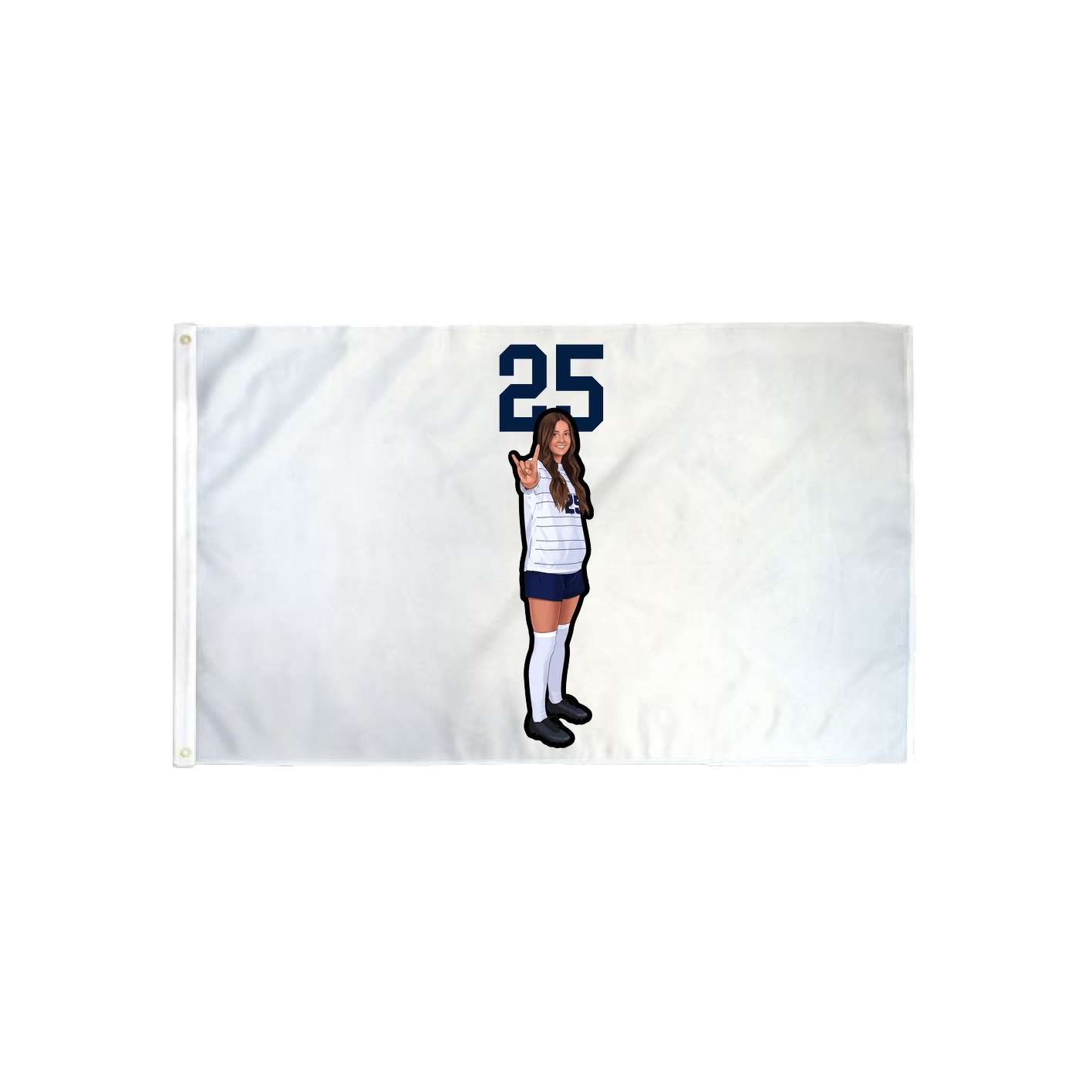 3x5 Flag — Number Top in Classic