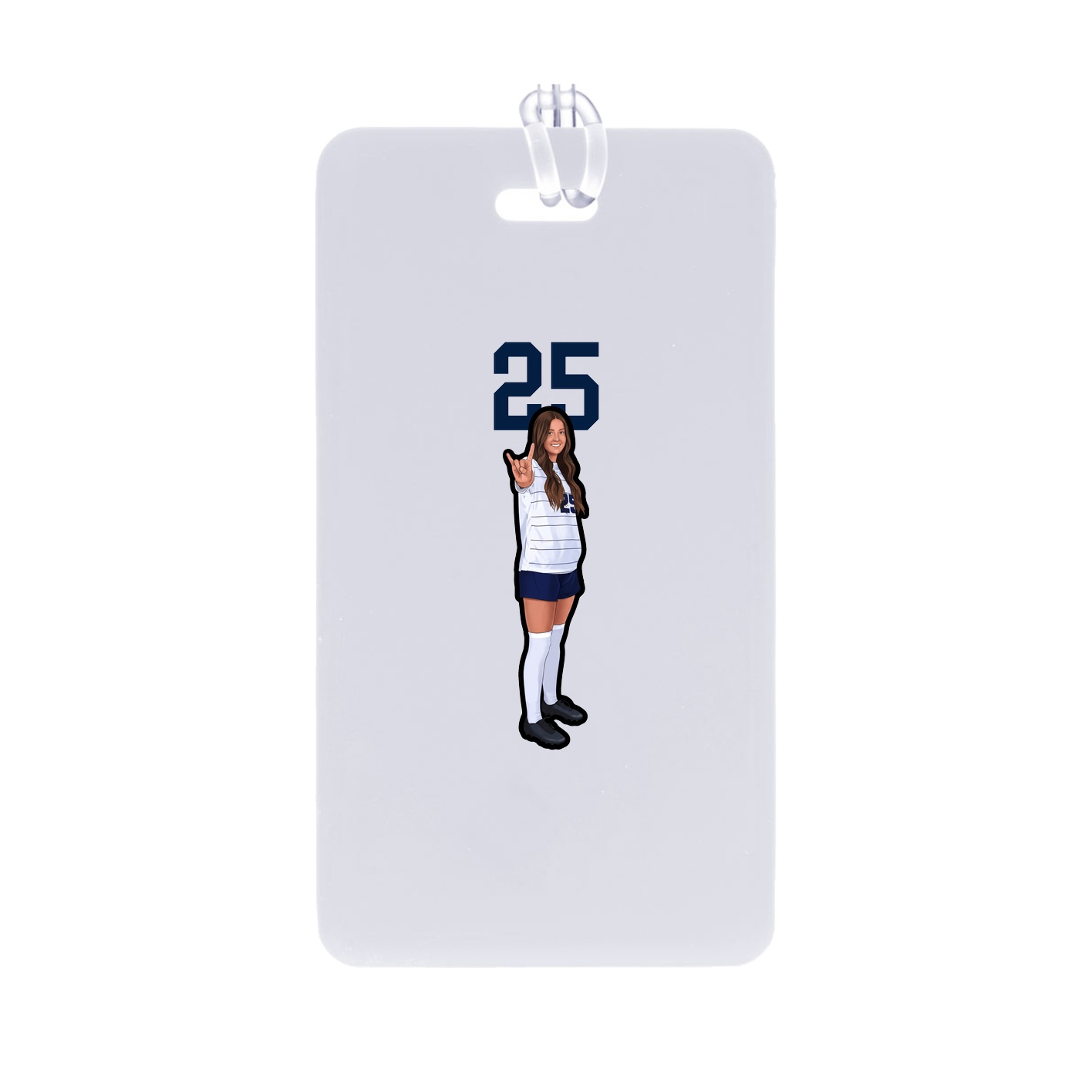 Bag Tag — Number Top in Classic