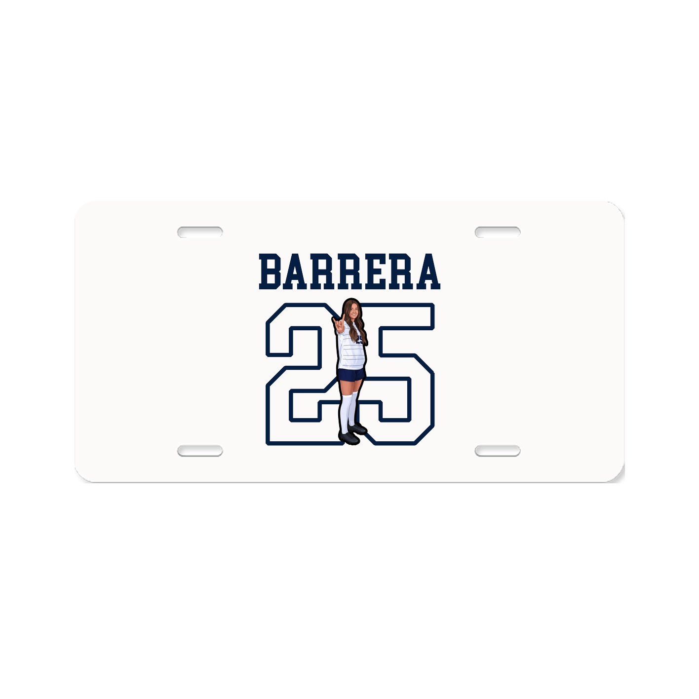License Plate — Shirsey in Classic