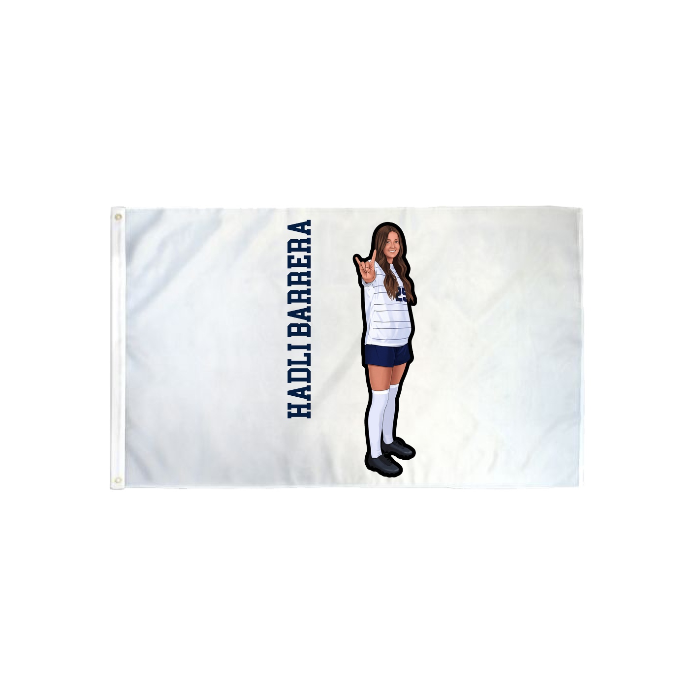 3x5 Flag — Name Vertical in Classic