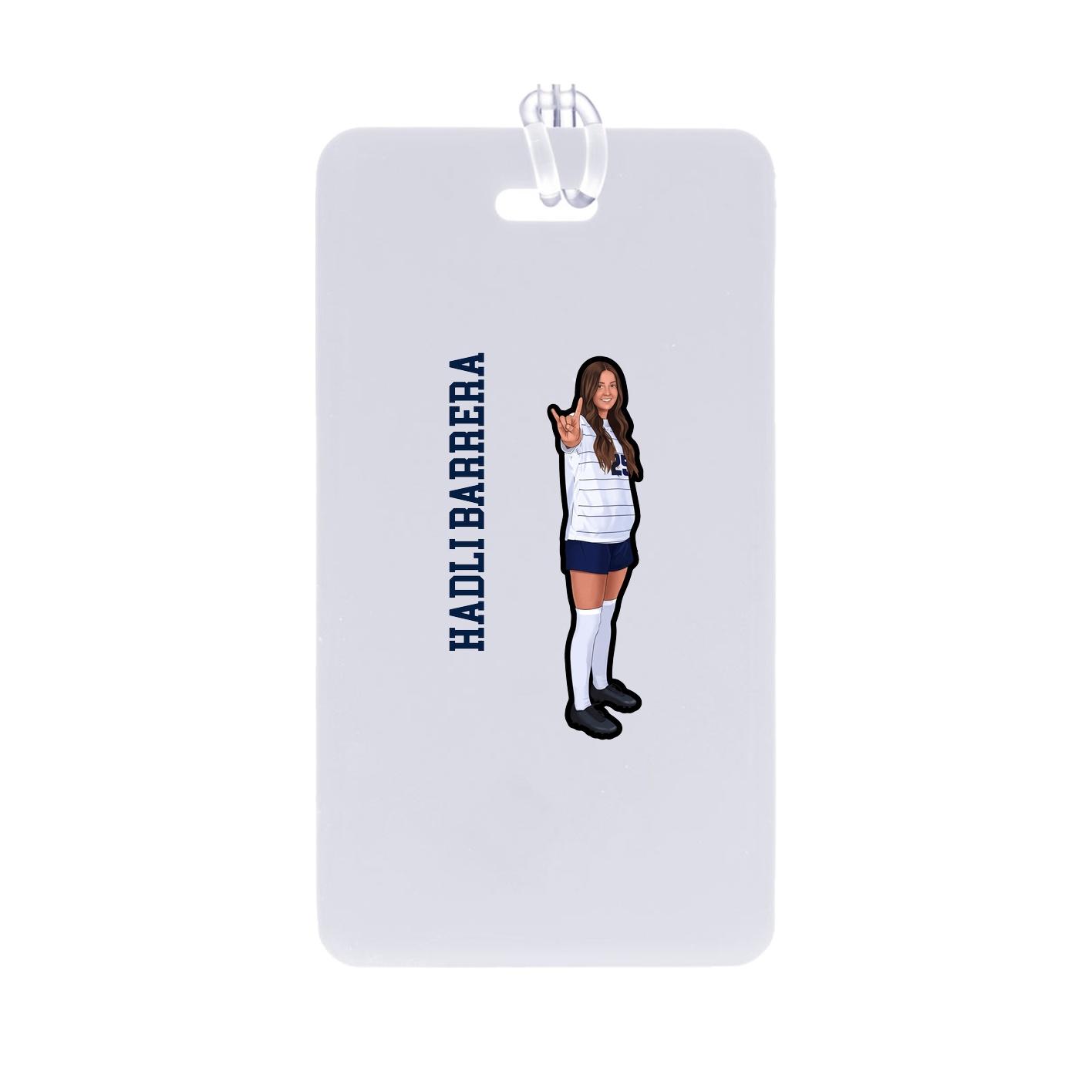 Bag Tag — Name Vertical in Classic