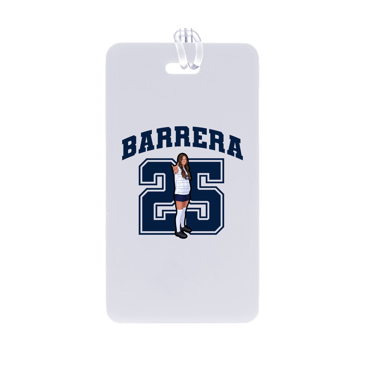 Bag Tag — Number in Classic