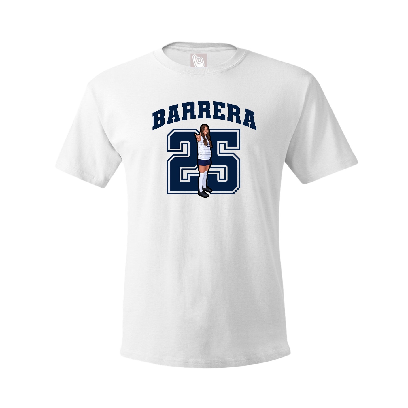 Tee — Number in White