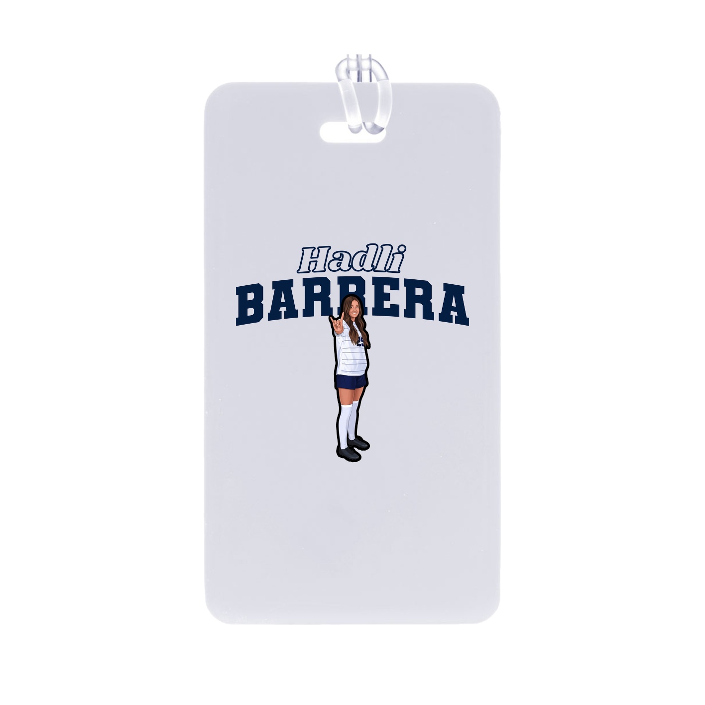 Bag Tag — Name Arch in Classic