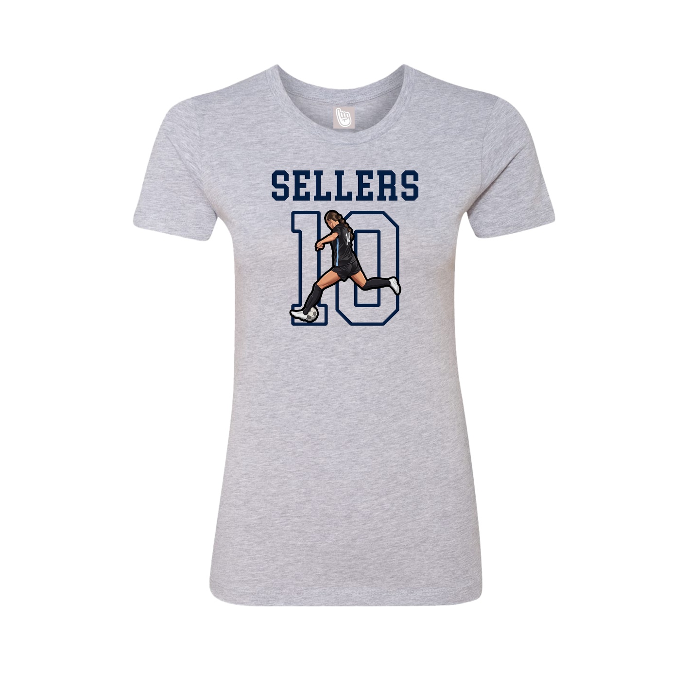 Fitted Women's Tee — Shirsey in Grey