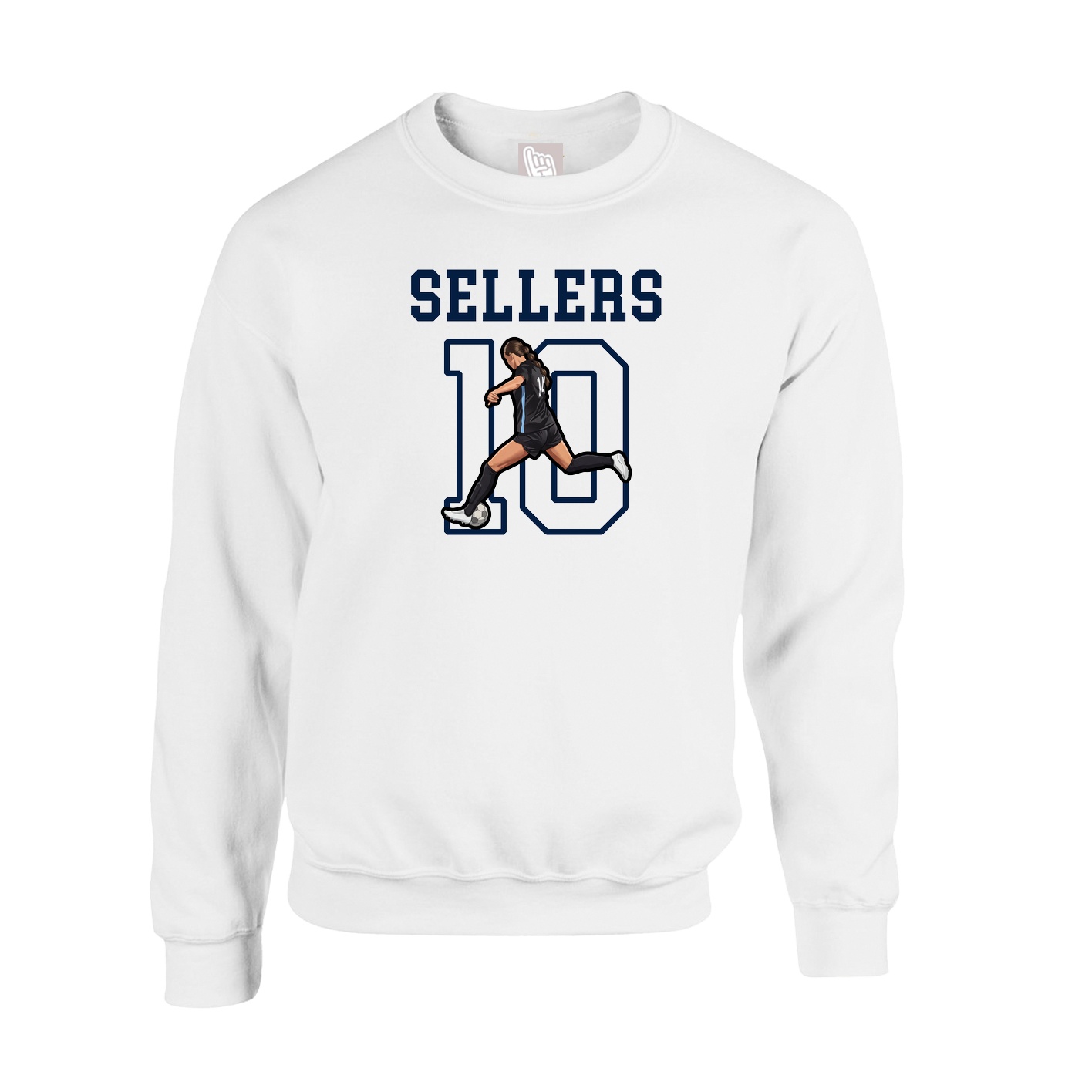 Fleece Crew — Shirsey in White