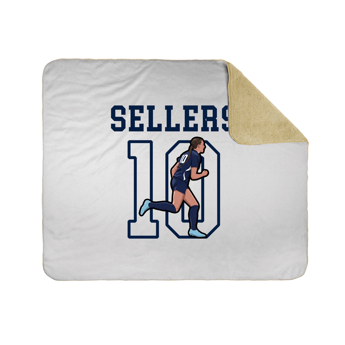 Throw Blanket — Shirsey in White