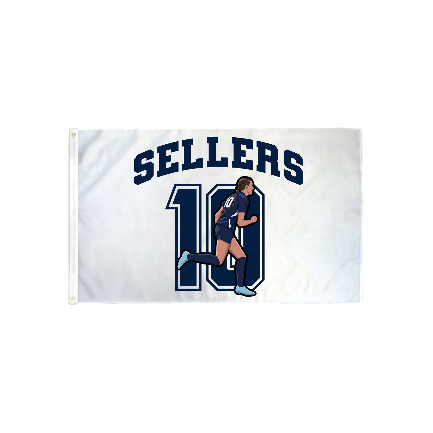 3x5 Flag — Number in Classic