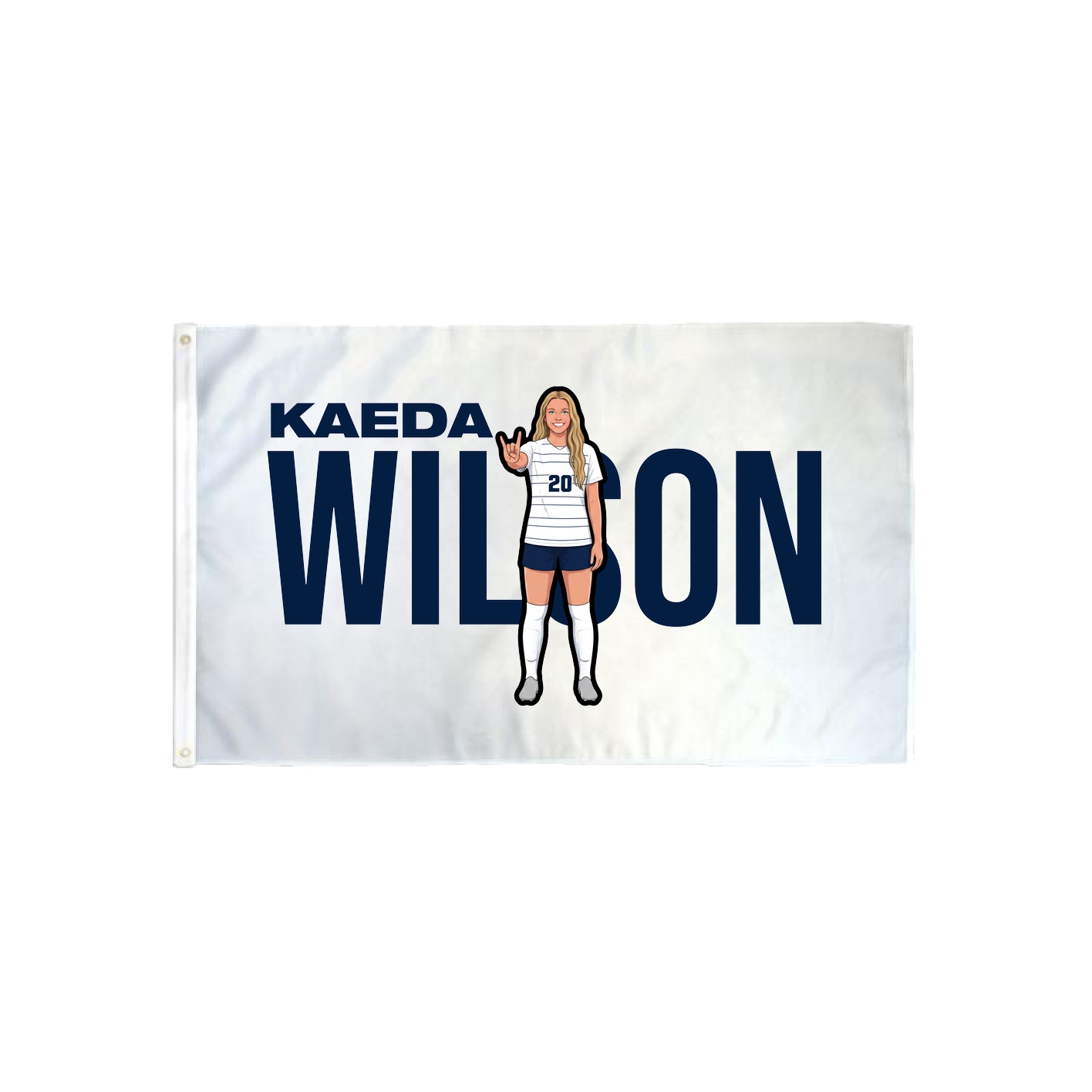3x5 Flag — Player Name in Classic