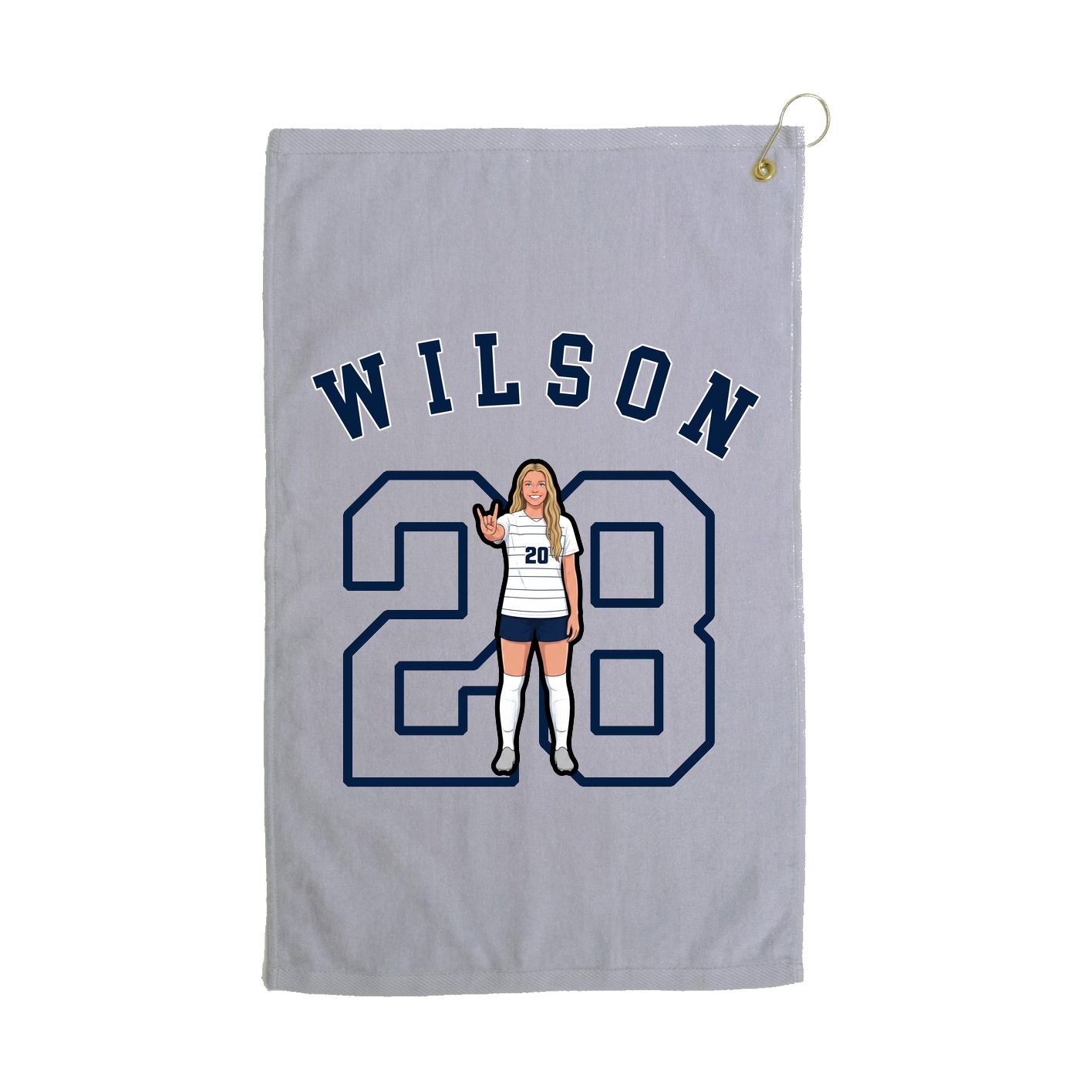 Golf Towel — Shirsey Arch in Grey