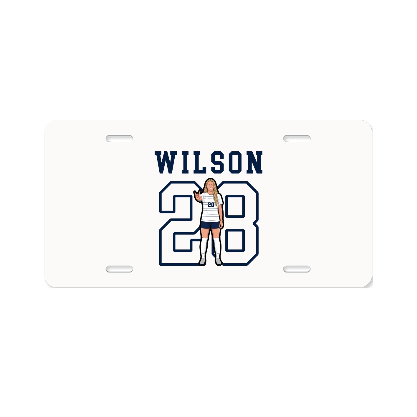 License Plate — Shirsey in Classic