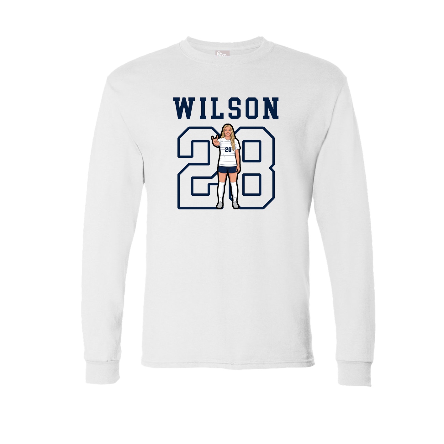 Long Sleeve Tee — Shirsey in White