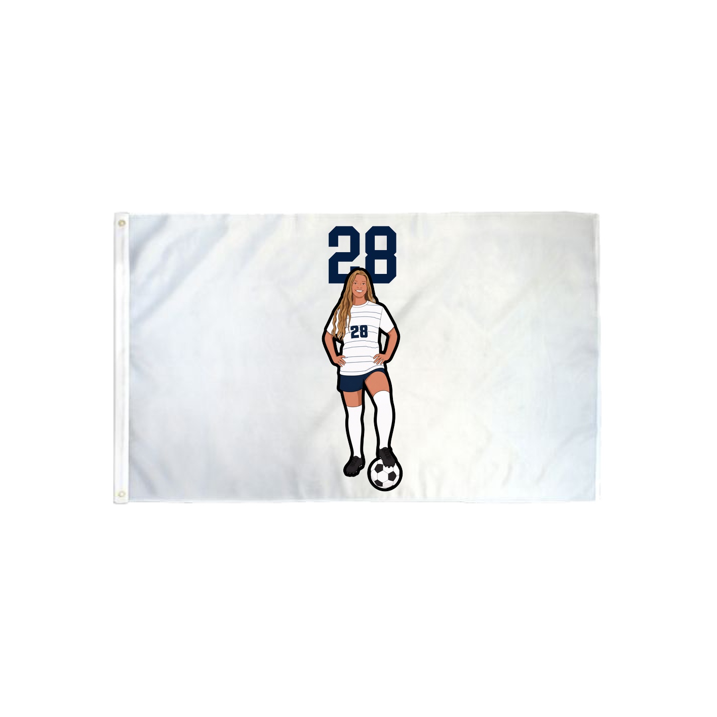 3x5 Flag — Number Top in Classic