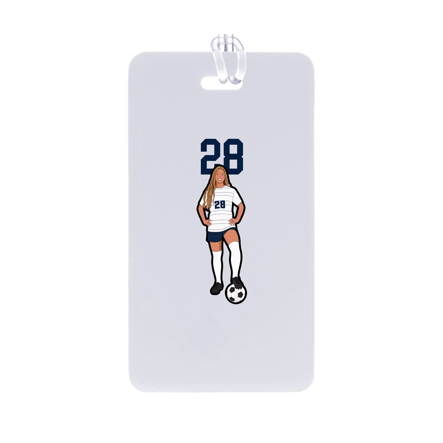 Bag Tag — Number Top in Classic
