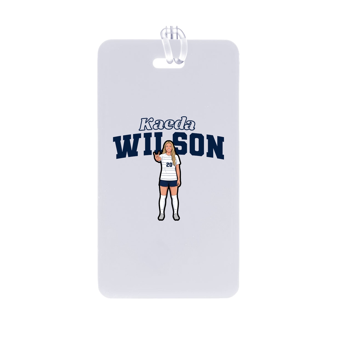 Bag Tag — Name Arch in Classic