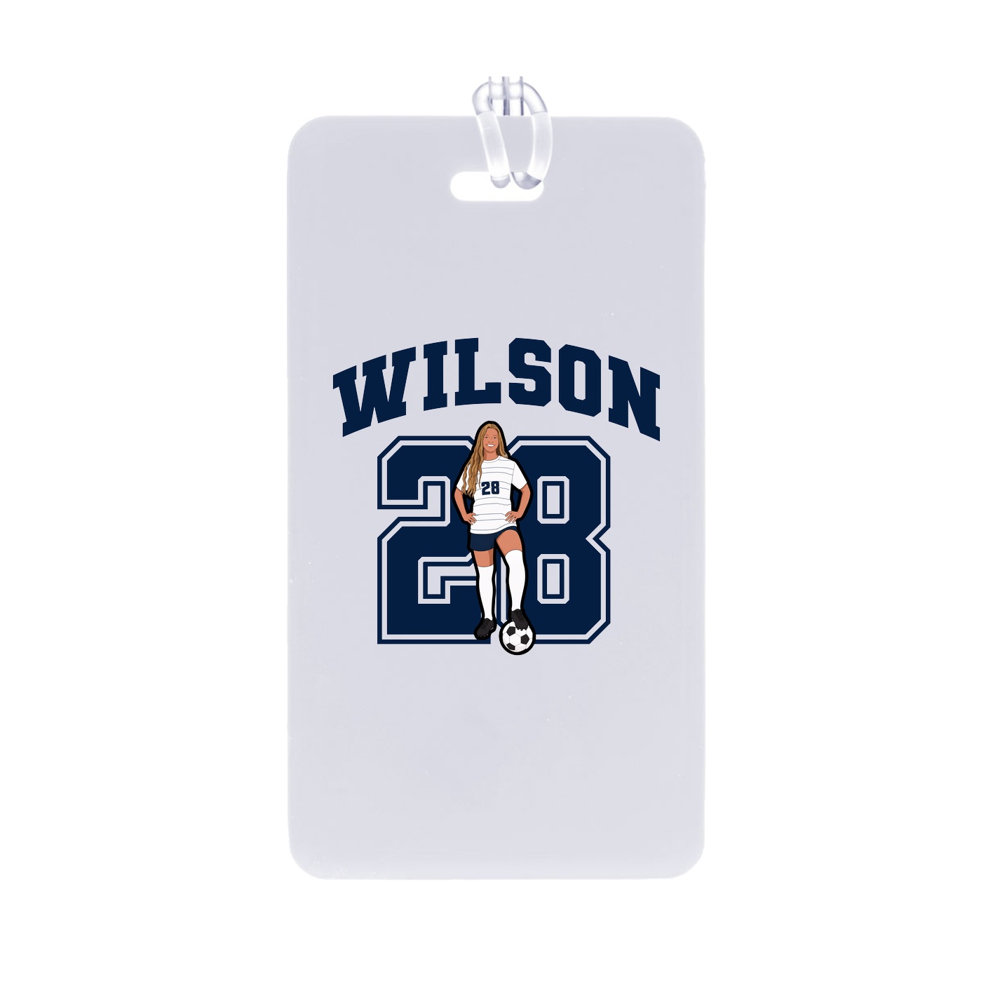 Bag Tag — Number in Classic