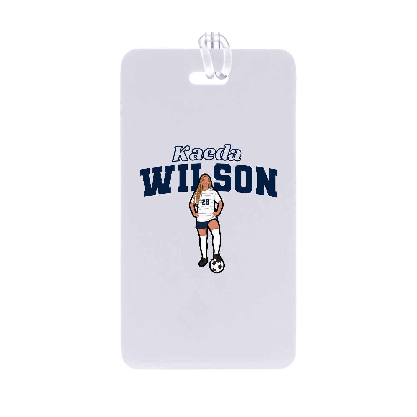 Bag Tag — Name Arch in Classic