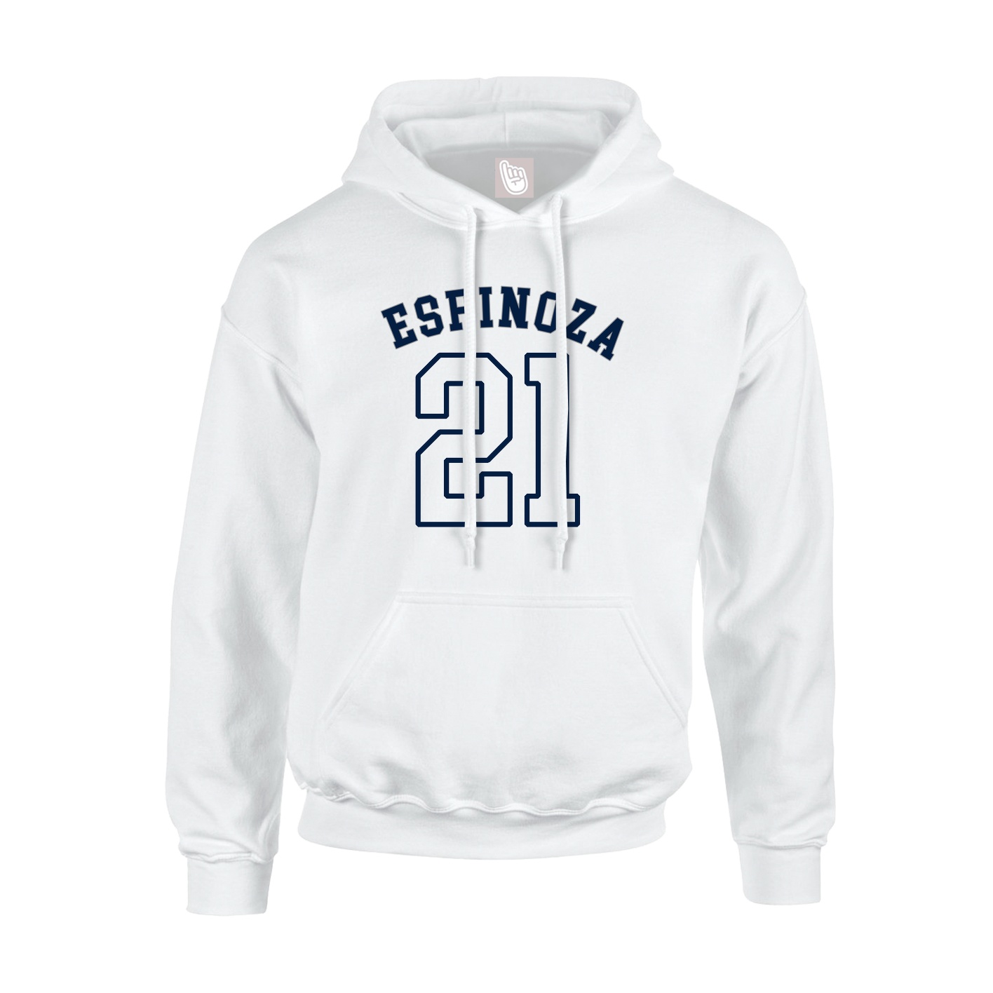 Hoodie — Shirsey Arch in White