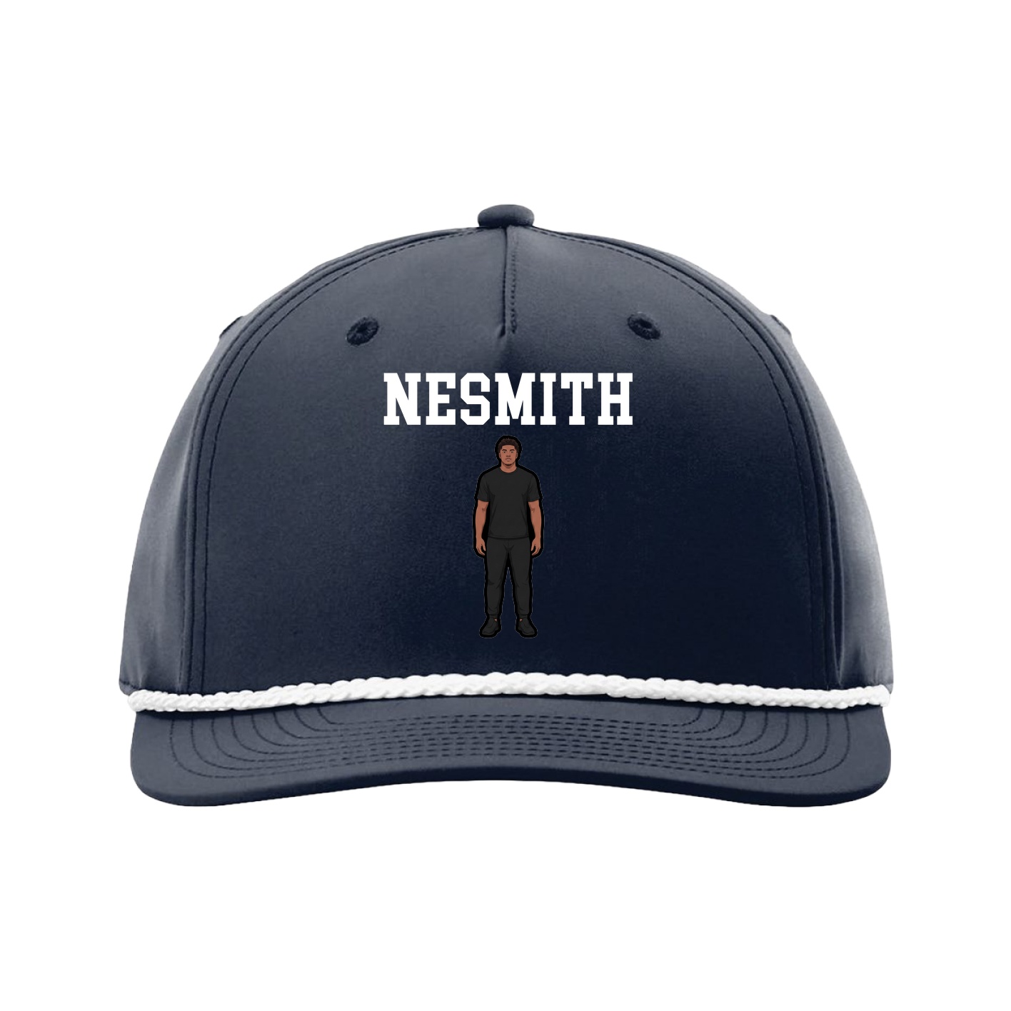 Five-Panel Classic Rope Cap — Shirsey in Navy