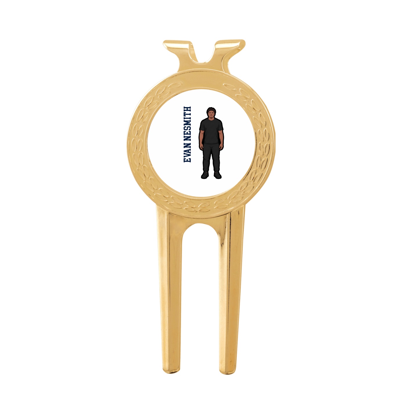 Divot Tool with Ball Marker — Name Vertical in Classic