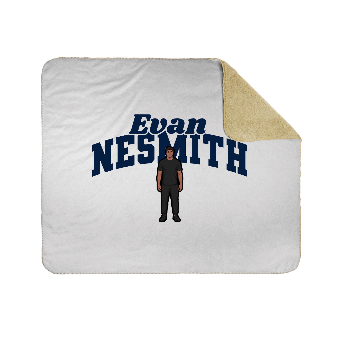 Throw Blanket — Signature Arch in White