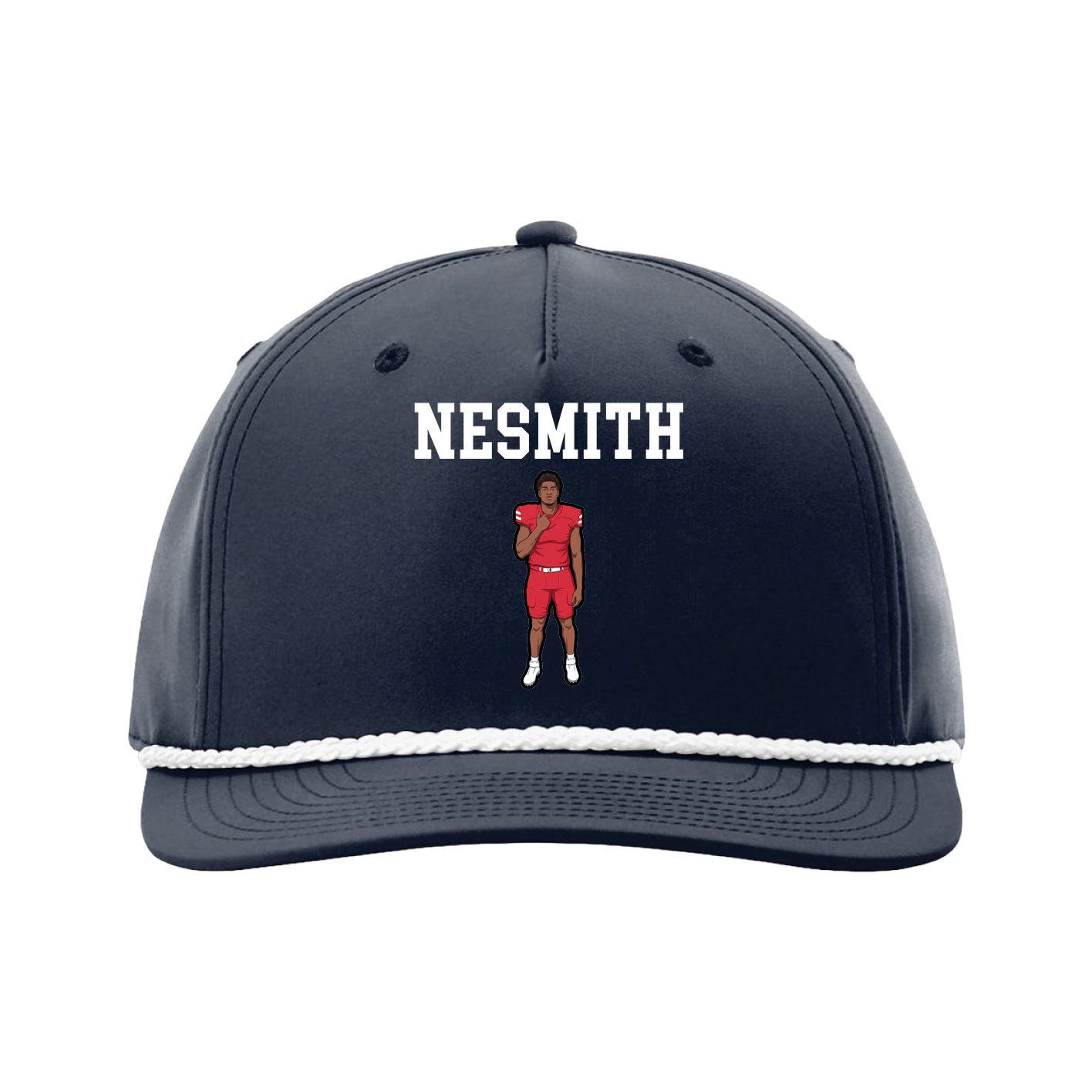 Five-Panel Classic Rope Cap — Shirsey in Navy