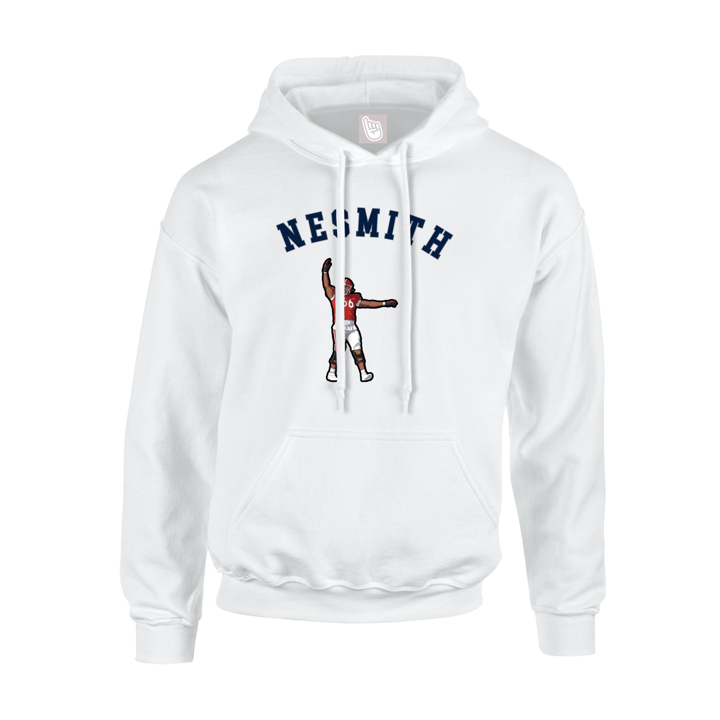 Hoodie — Shirsey Arch in White