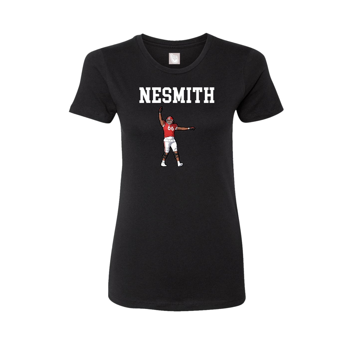 Fitted Women's Tee — Shirsey in Black