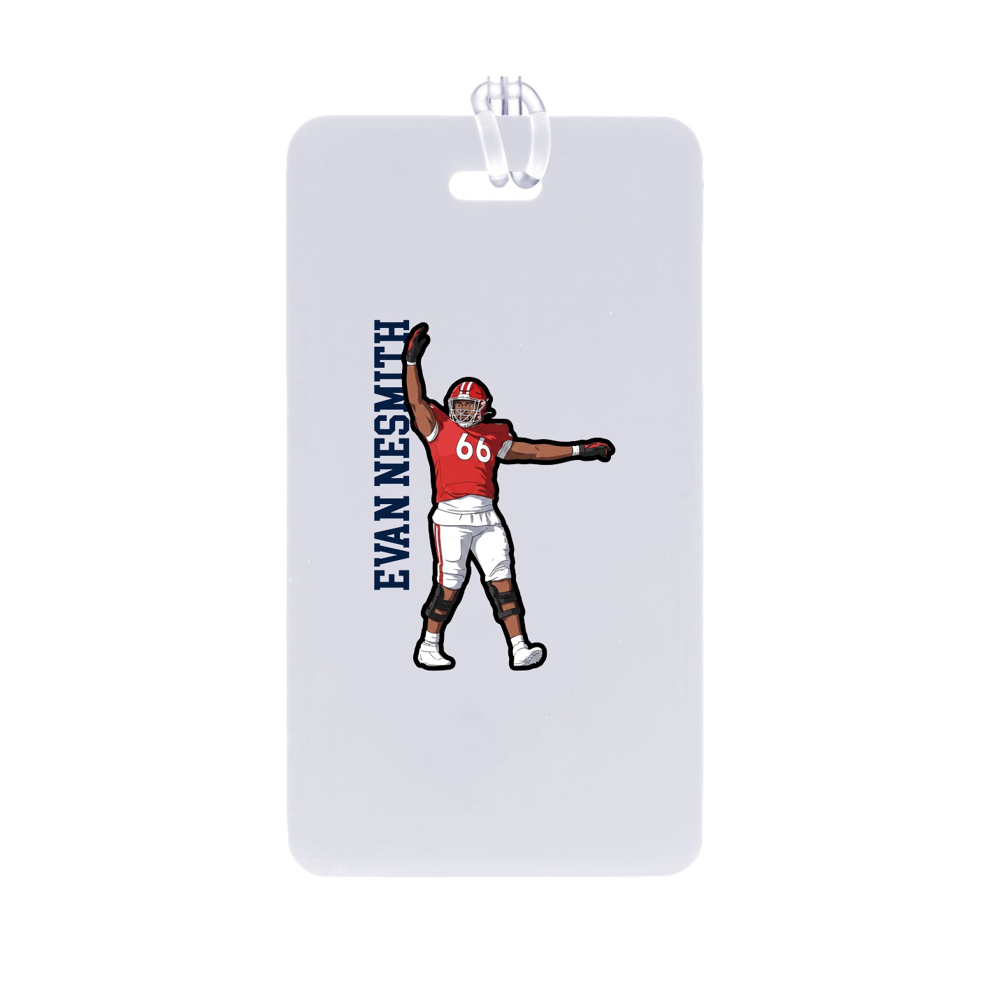 Bag Tag — Name Vertical in Classic