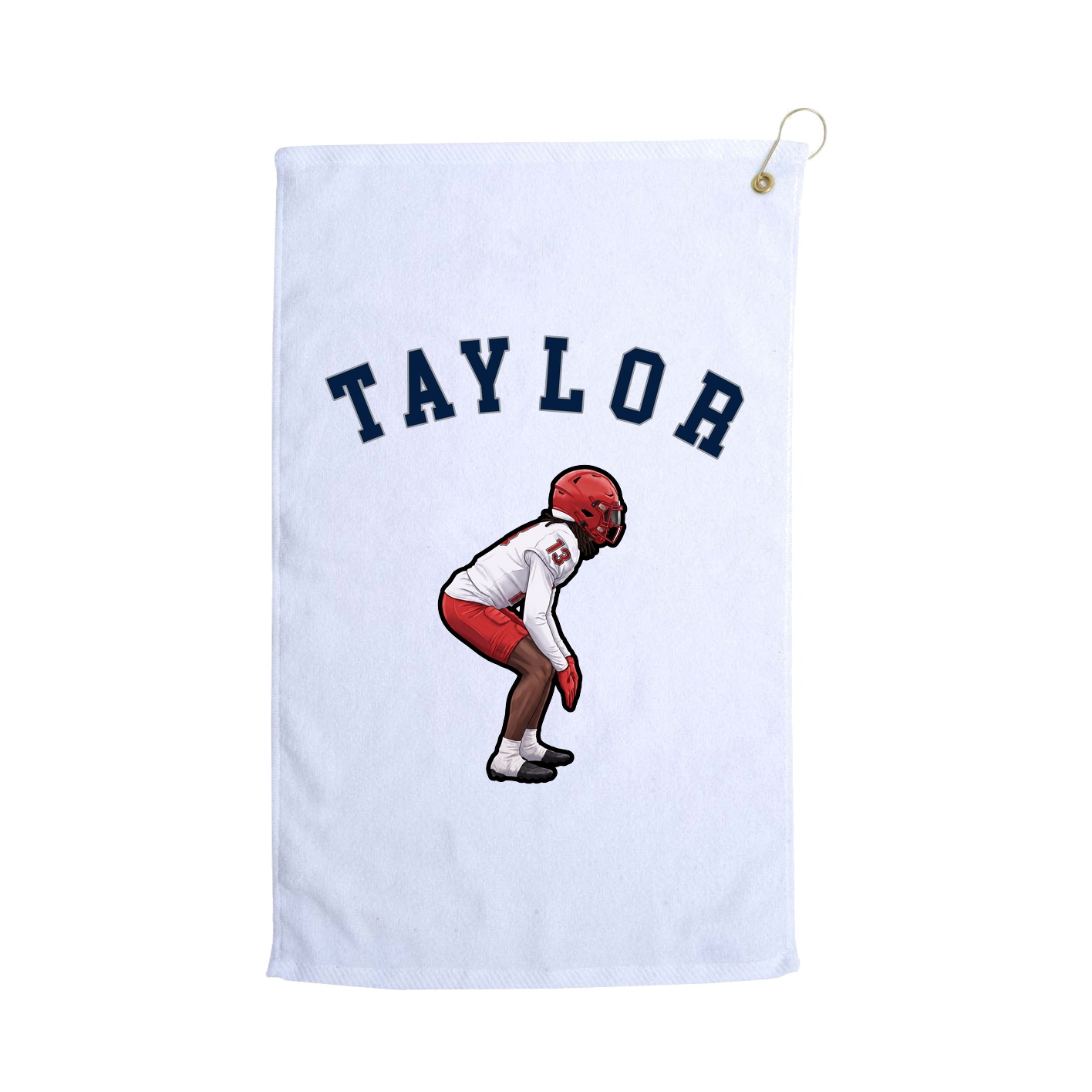 Golf Towel — Shirsey Arch in White