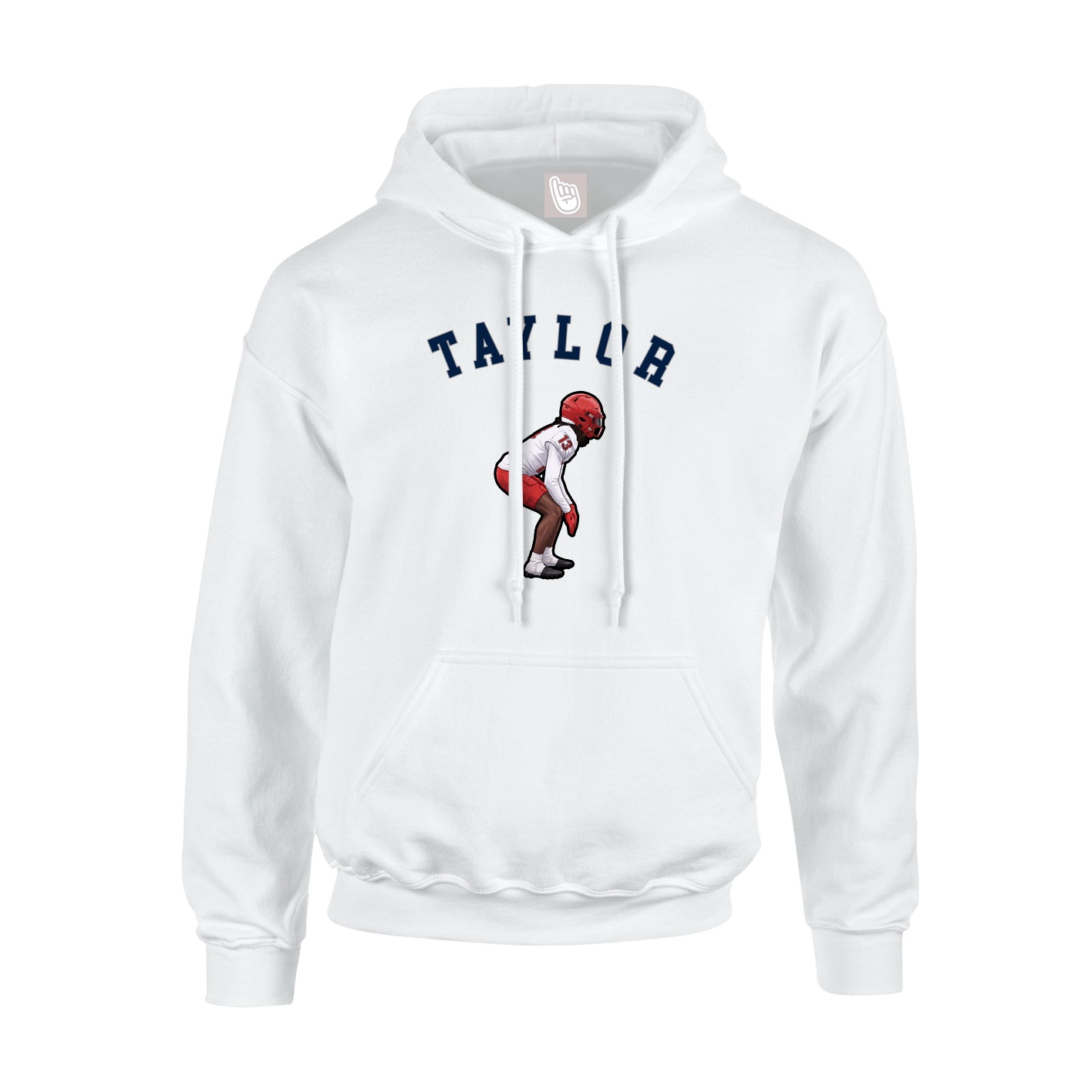Hoodie — Shirsey Arch in White