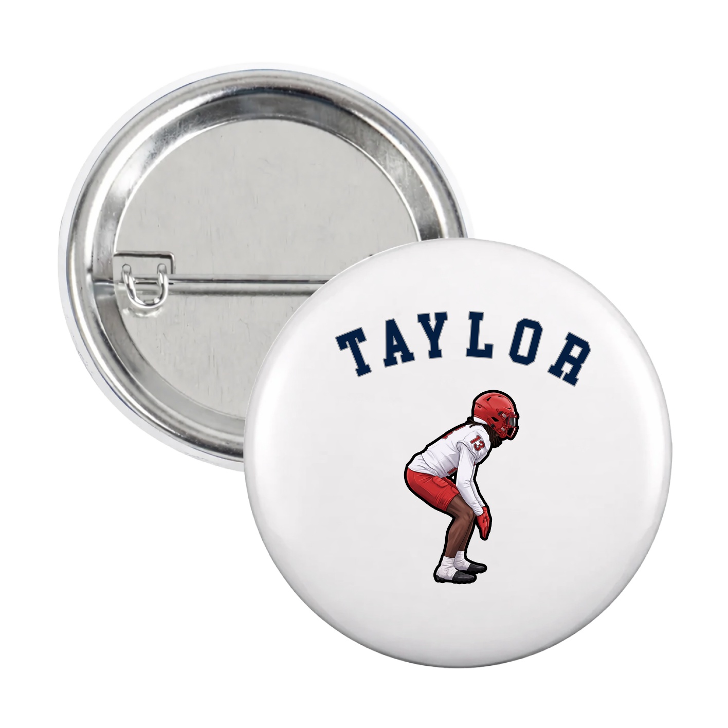 Game Day Button — Shirsey Arch in White