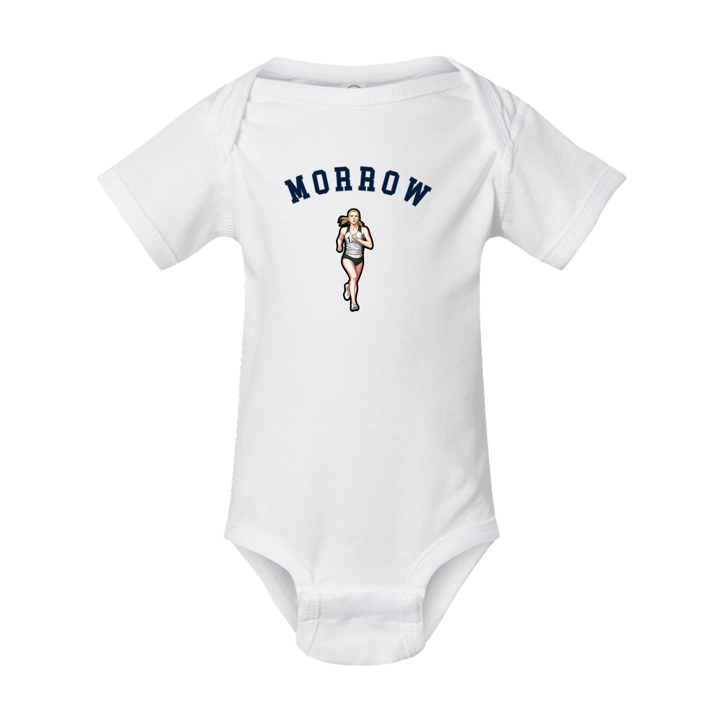 Baby Onesie — Shirsey Arch in White