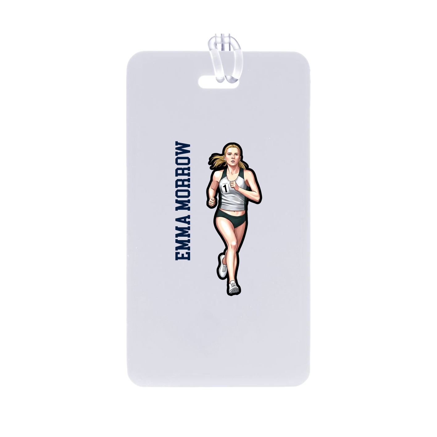 Bag Tag — Name Vertical in Classic