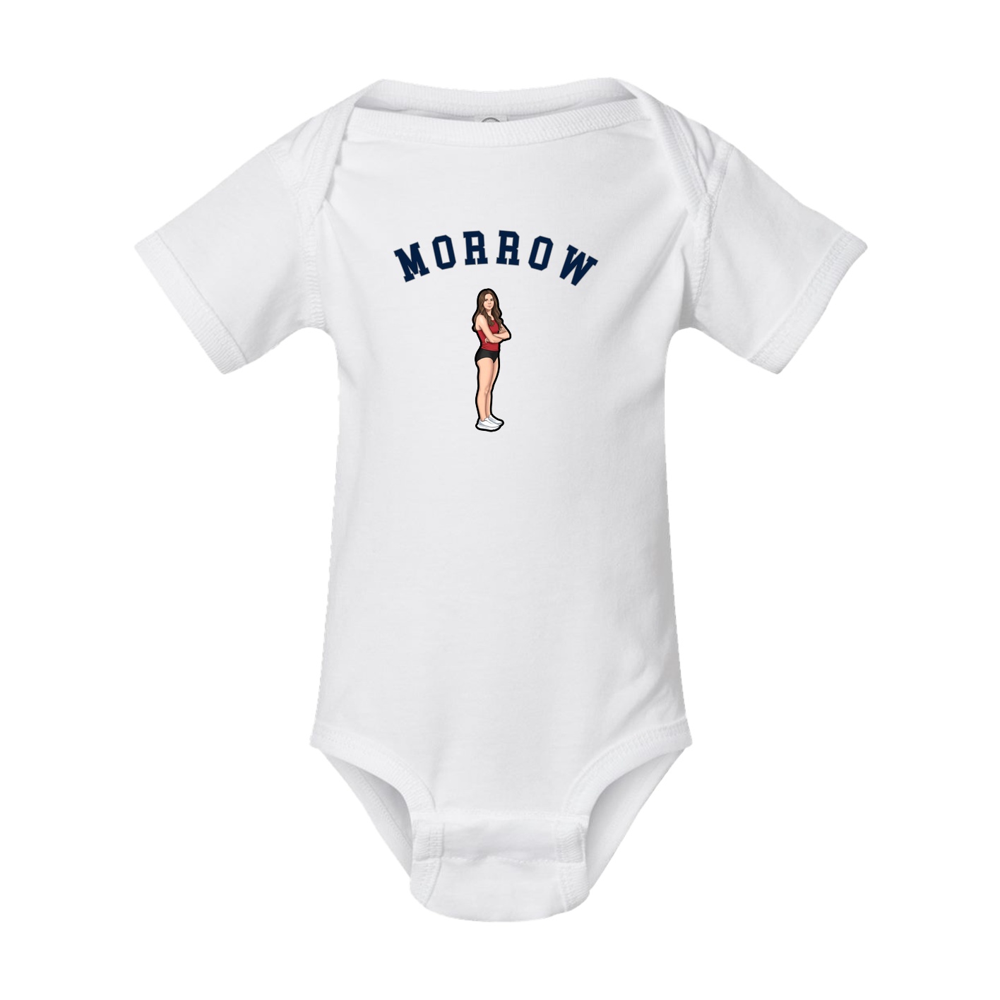 Baby Onesie — Shirsey Arch in White