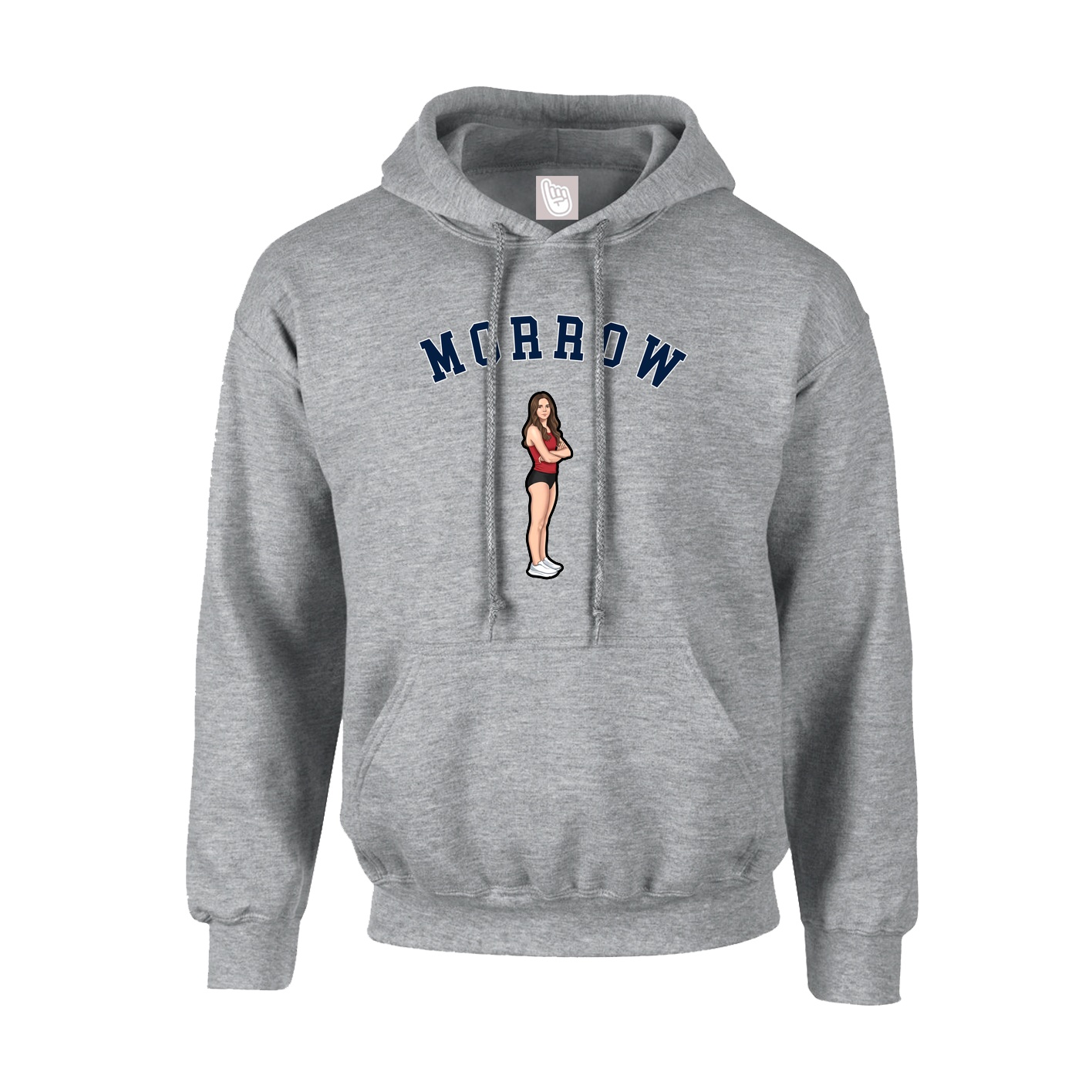 Youth Hoodie — Shirsey Arch in Grey