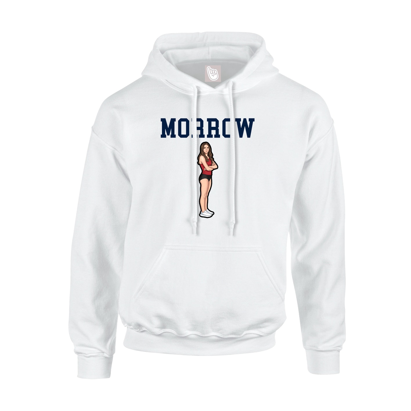 Youth Hoodie — Shirsey in White