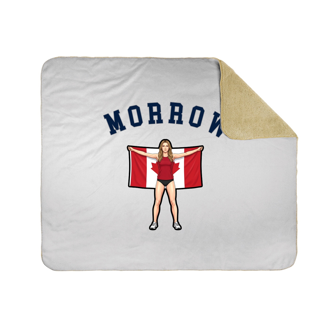 Throw Blanket — Shirsey Arch in White