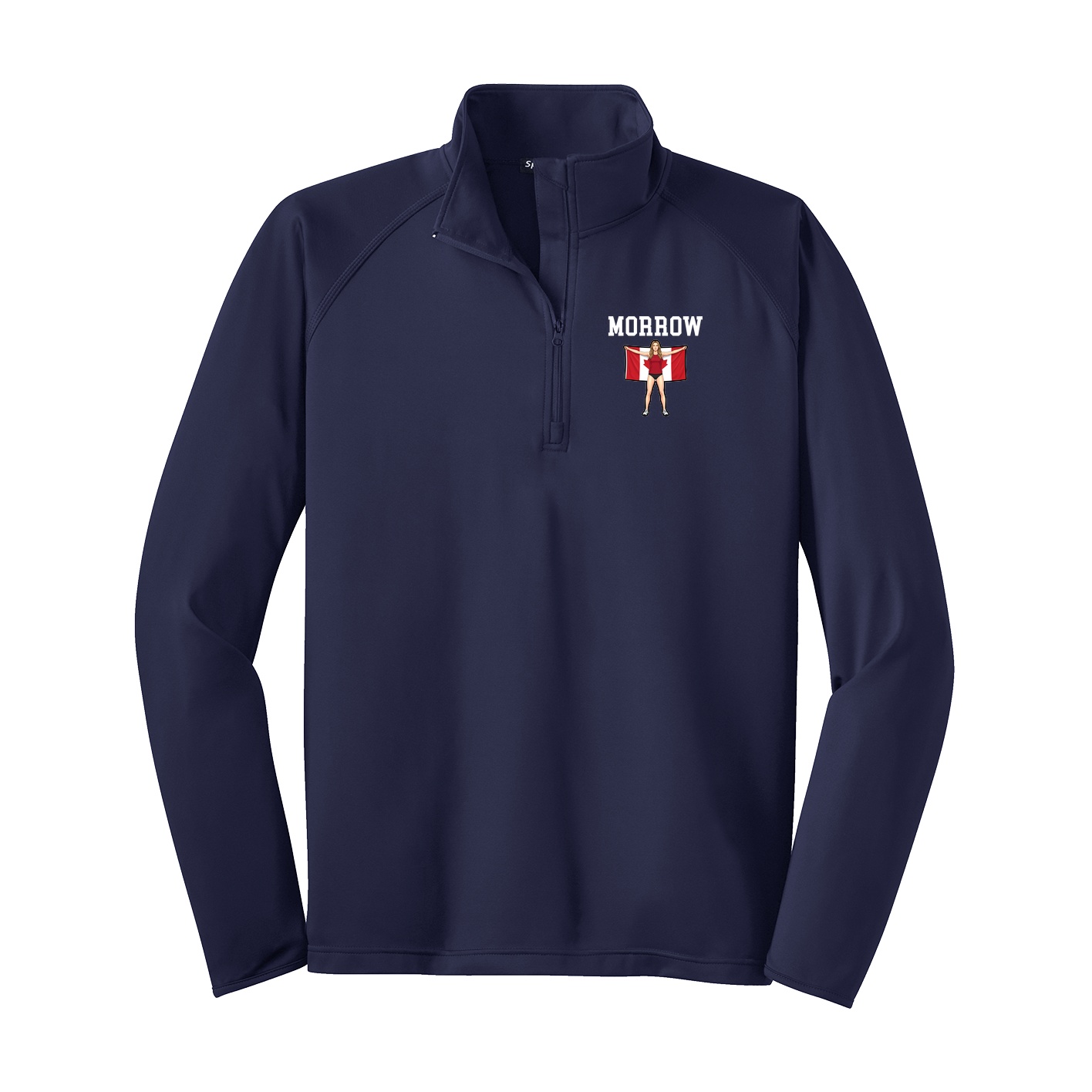 Q-Zip Pullover — Shirsey in Navy