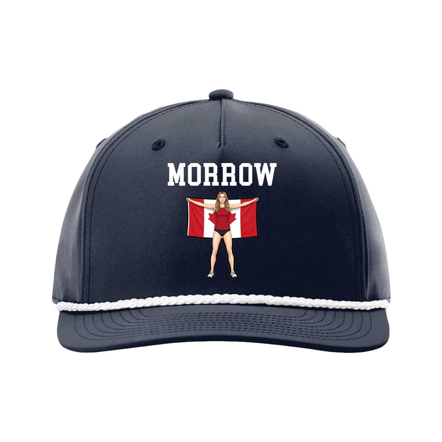 Five-Panel Classic Rope Cap — Shirsey in Navy