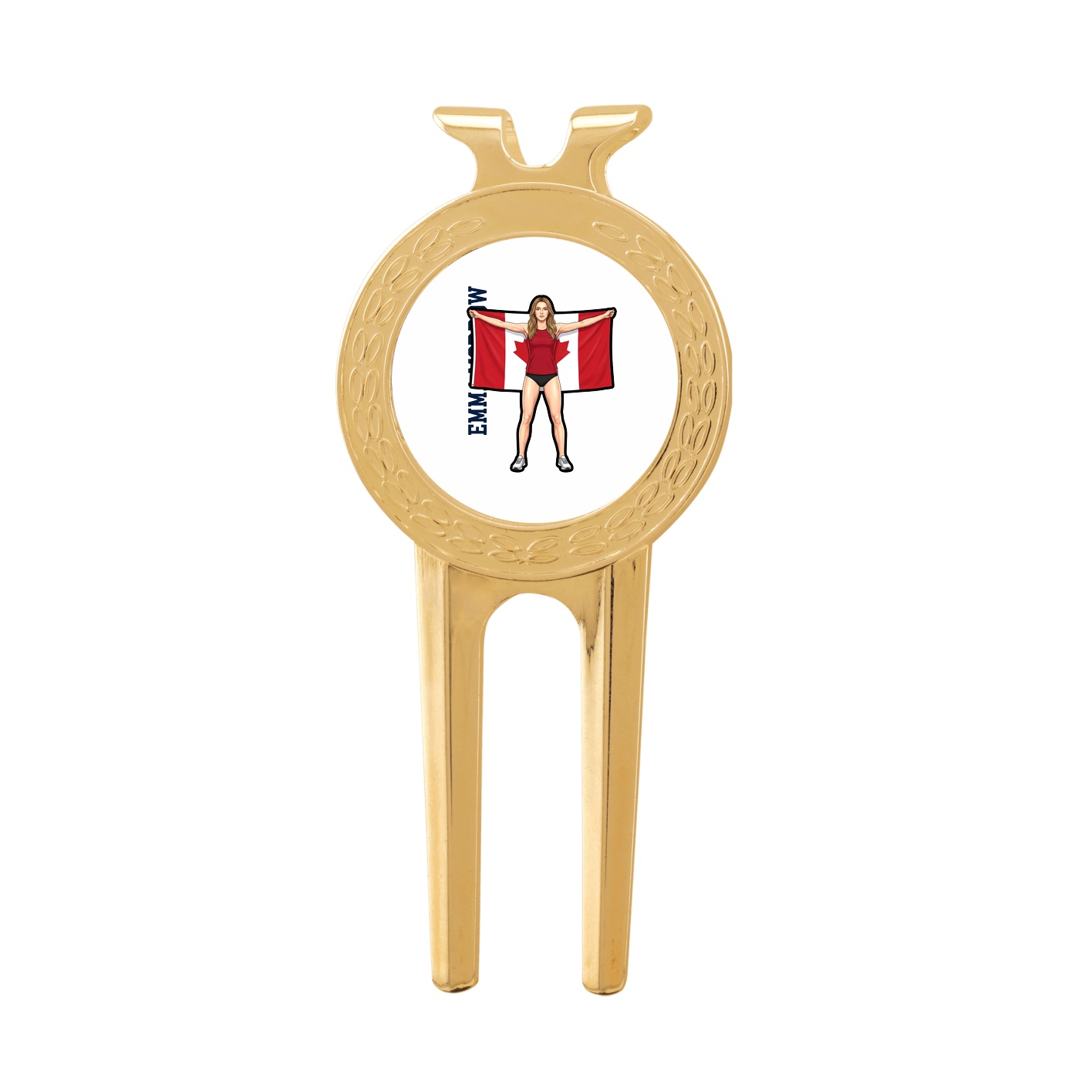Divot Tool with Ball Marker — Name Vertical in Classic