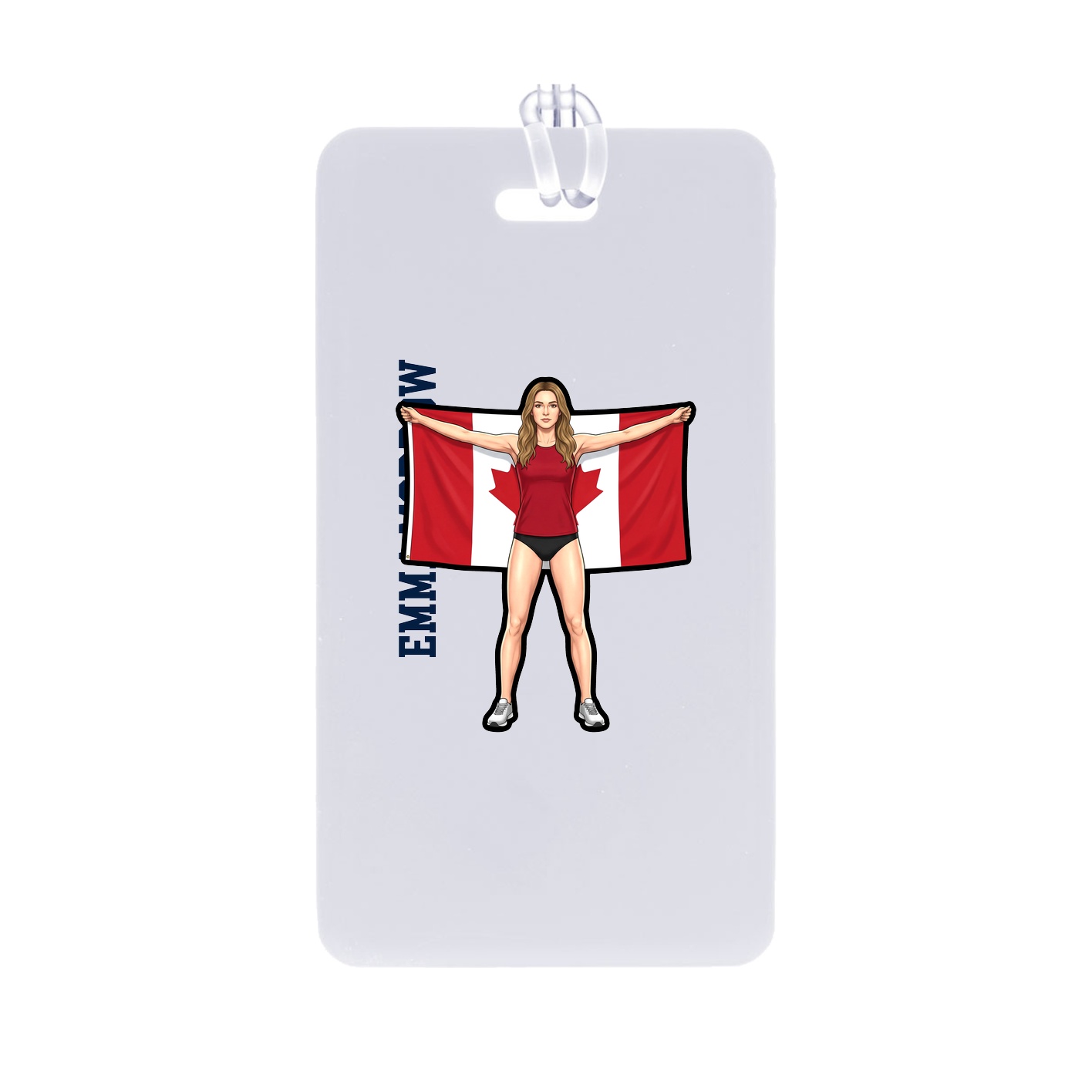 Bag Tag — Name Vertical in Classic