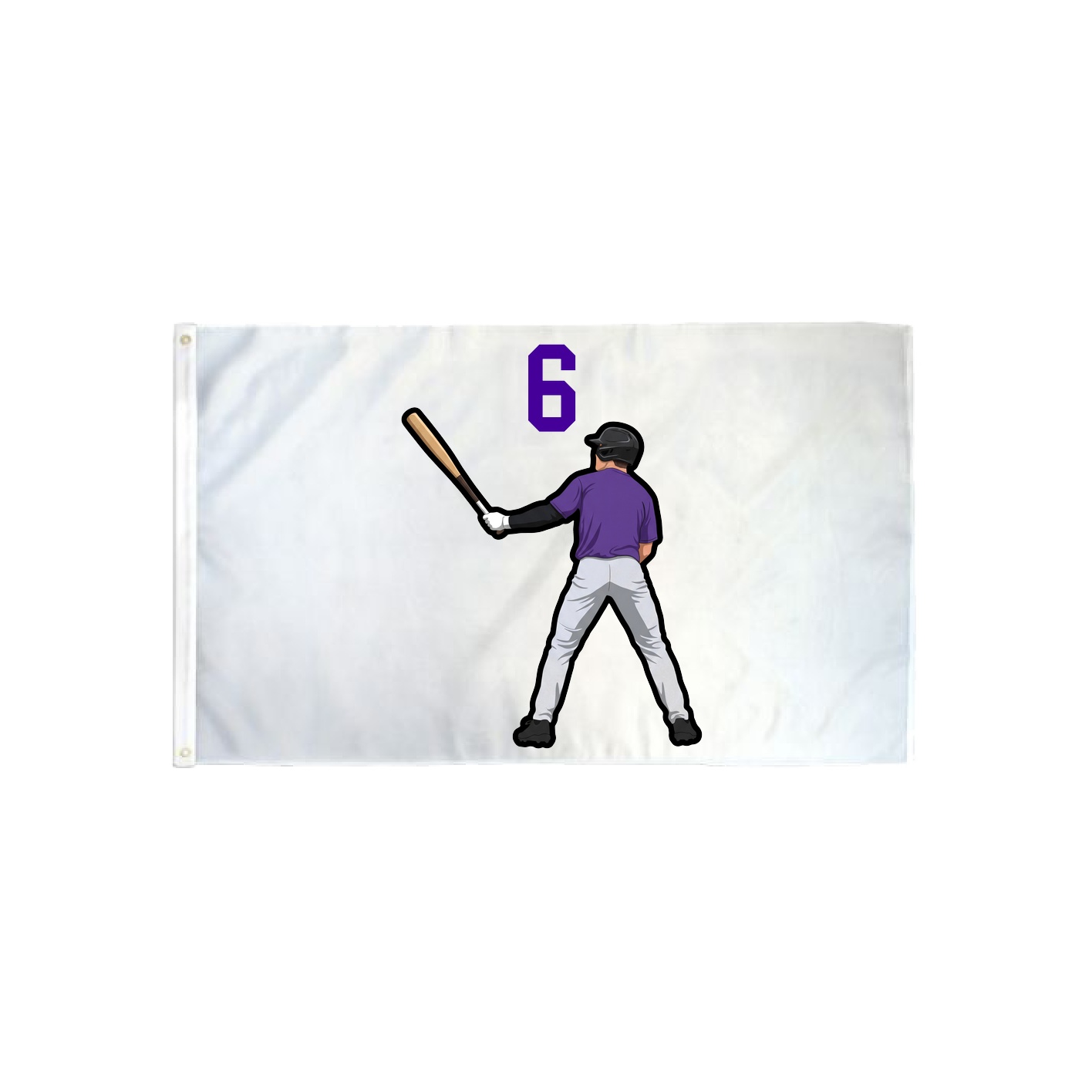 3x5 Flag — Number Top in Classic