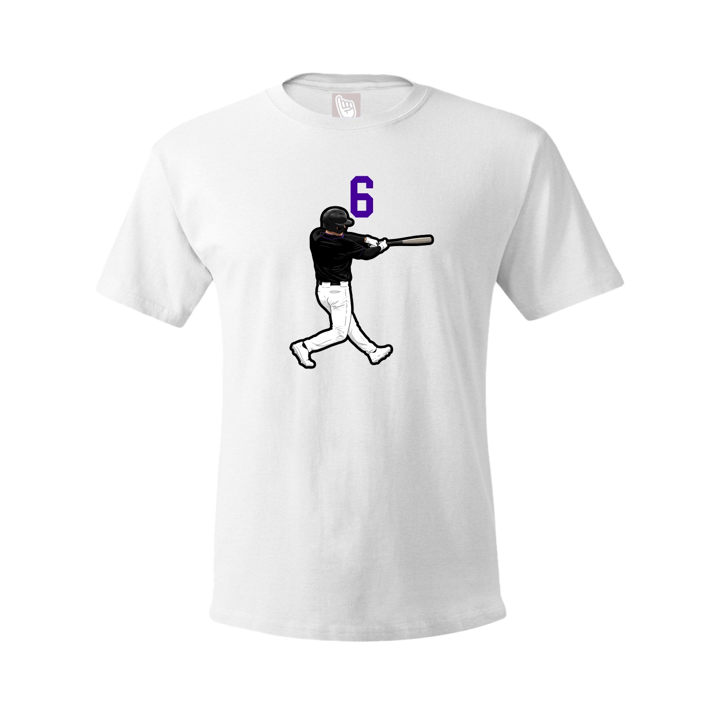 Tee — Number Top in White