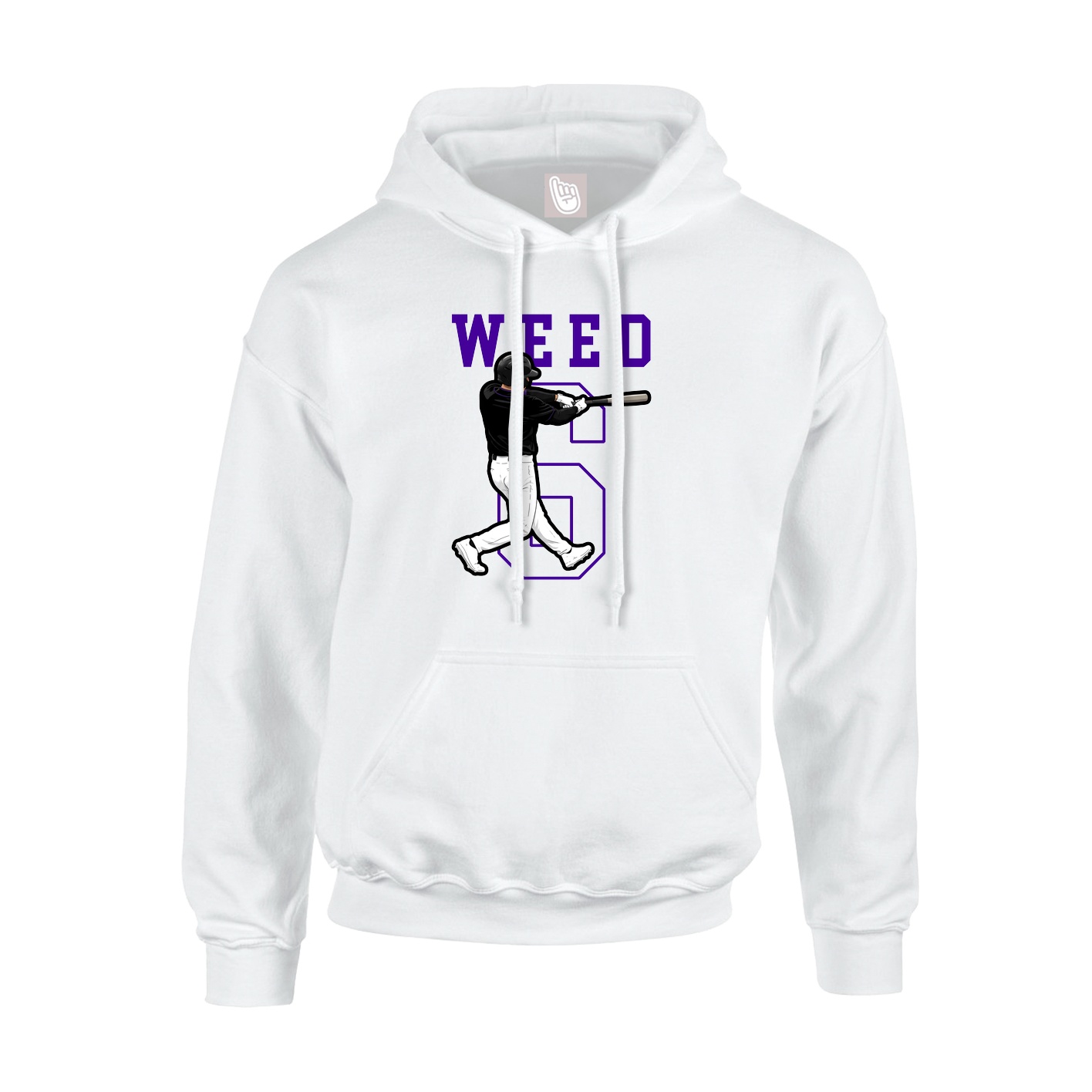 Hoodie — Shirsey in White