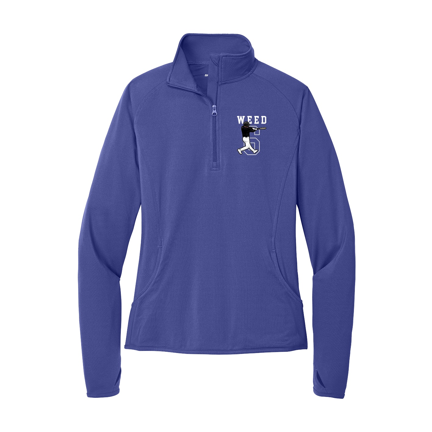 Women's Q-Zip Pullover — Shirsey in Purple
