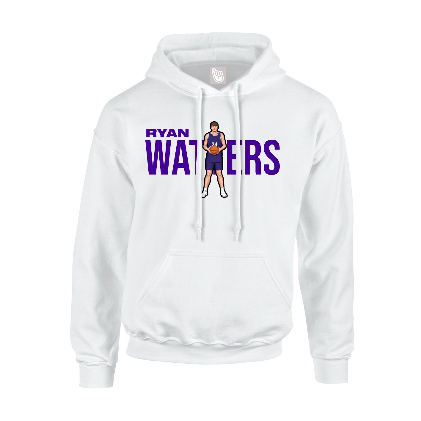 Hoodie — Player Name in White