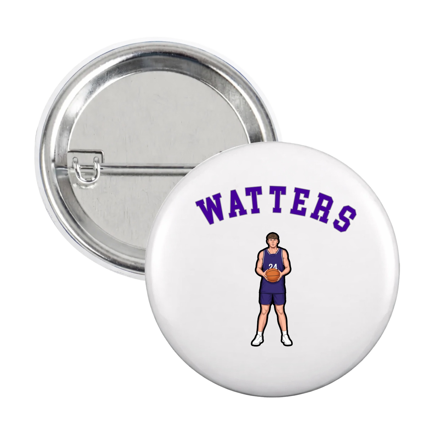 Game Day Button — Shirsey Arch in White